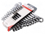 Wrench-set | rattle,combination spanner | 12pcs.