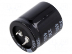Capacitor: electrolytic | SNAP-IN | 330uF | 450VDC | &Oslash;30x35mm | &plusmn;20%
