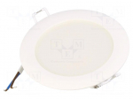 Lamp: LED downlight | 8W | 230VAC | 110&deg; | 3000K,4000K,6500K | IP20