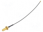 Cable | AMC female,SMA female | angled,straight | 0.15m