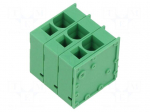 Connector: PCB terminal block | terminal | 66A | 600V | angled 90&deg;