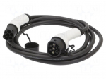 EMobility: cable | 1x0.75mm2,3x6mm2 | 230VAC | 7.4kW | IP55 | 5m | 32A