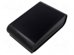 Enclosure: desktop | DESKONE | X: 140mm | Y: 220mm | Z: 56mm | ABS | black