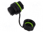 Connector: fiber optic | socket | SC | for panel mounting | ways: 2