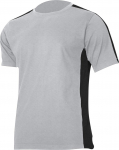 Jalan&otilde;ud, t&ouml;&ouml;riided | Isikukaitsevahendid // T&ouml;&ouml;-, kaitse-, k&otilde;rgn&auml;htavusega riided // Koszulka t-shirt 180g/m2, szaro-czarna, "l", ce, lahti
