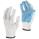 T&ouml;&ouml;riistad ja m&otilde;&otilde;teseadmed // Lisaseadmed lihvijatele, puuridele ja kruvikeerajatele // Rękawice nakr. biało-nieb. l240410p, 12 par, "10", ce, lahti