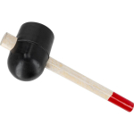 T&ouml;&ouml;riistad ja m&otilde;&otilde;teseadmed // K&auml;sit&ouml;&ouml;riistad ja k&auml;sit&ouml;&ouml;riistade komplektid // Młotek gumowy 1115g, fi=90mm, rękojeść drewniana
