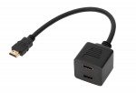 S&uuml;learvutid ja tahvelarvutid // S&uuml;learvutid, s&uuml;learvutid, tarvikud // Adaptor HDMI wtyk-2 x gniazdo na kablu 30cm