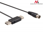 Juhtmed // Koaksiaalkaablid // Adapter złącze USB do anteny DVB-T Maclean, 5V, MCTV-697