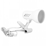 T&ouml;&ouml;riistad ja m&otilde;&otilde;teseadmed // Uued tooted t&ouml;&ouml;riistade, tarvikute kategoorias // DALLA, lampa biurkowa z klipsem, 40W, E27, stal + tworzywo, biała