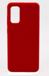 Back panel cover Evelatus Samsung Galaxy S20 Plus Premium Soft Touch Silicone Case Red