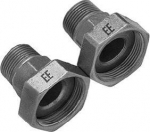 Pump connector M-F 1''x1 1/2" cast iron,pair