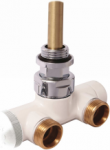 Towel dryer valve,angle, white M22mm (S768444)