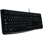 LOGITECH K120 Corded Keyboard - BLACK - USB - LTH - B2B