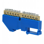 Elektrimaterjalid // Wago klemmid // Listwa zaciskowa N, na szynę TH35, 12 przewod&oacute;w, niebieska