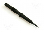 Measuring tip | black | Tip diameter: 0.7mm | Socket size: 4mm