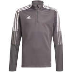 adidas Tiro 21 Training Top Youth Sweatshirt Grey GM7321 116cm