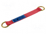 Attachment strap | L: 387mm | Width: 50mm | red