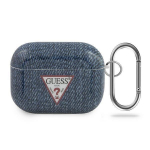 Back panel cover Guess  Guess GUACAPTPUJULDB AirPods Pro cover navy/dark blue Jeans Collection