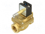 Electromagnetic valve | 0.5&divide;10bar | 2/2 NC monostable | brass | IP65