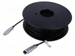 Cable | HDMI plug,both sides | 40m | black