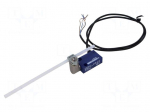 Limit switch | NO + NC | cables | 1m | IP66,IP67 | 30x50x16mm | -25&divide;70&deg;C