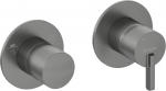 Shower mixer with shower switch - horizontal