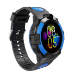 Smart watches iWear  LT32 Durable 4G Sim GPS Tracking IP67 Kids Watch & Phone Call with Chat Camera Black Blue