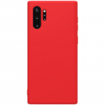 Back panel cover Evelatus Samsung Galaxy Note 10 Plus Nano Silicone Case Soft Touch TPU Red