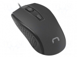 Mouse | HOOPOE 2 | black | USB A | optical,wired | 1.8m | No.of butt: 3