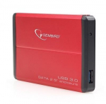 Hard drive HDD Gembird  HDD CASE EXT. USB3 2.5"/RED EE2-U3S-2-R