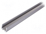 Profiles for LED modules | silver | L: 1m | OPK-4 | aluminium