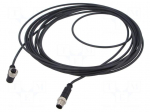Cable: for sensors/automation | M12 | PIN: 4 | unshielded | plug | PUR