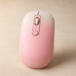 Mouse AULA AM207 2.4G Wireless Mouse with 4 Buttons 800-1900dpi Pink