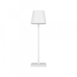LED Rechargeable table lamp SOLIO, 3W, 4000K, IP20, white