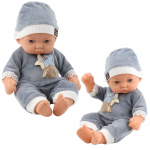 M&auml;nguala | PC | Konsoolid | Tarvikud // M&auml;nguasjad ja m&auml;ngud lastele // Lalka Bobas W Szarej Piżamce z Gwiazdkami Czapeczka