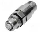 Adapter | M12 female D coded,both sides | D code-Ethernet | PIN: 4