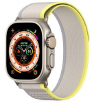Strap Dux Ducis  Sport Velcro Strap for Apple Watch 9 / 8 / 7 / 6 / SE / 5 / 4 / 3 / 2 / 1 (38, 40, 41 mm) Yellow