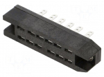 Connector: wire-board | socket | 6A | PIN: 12 | straight | black | 3mm