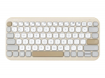 Asus Marshmallow KW100 | Keyboard | Wireless | US International | Oat Milk | Bluetooth