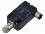 Limit switch | metal roller &Oslash;12mm | NO + NC | M12 male | IP67 | metal