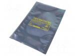 Protection bag | ESD | L: 660mm | W: 254mm | Thk: 75um | 100pcs | 1M&Omega;&divide;10G&Omega;
