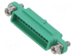 Connector: wire-wire/PCB | plug | female | data | Gecko | 2A | 450V | 2x13