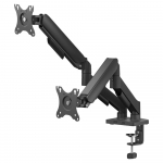 Savio UM-04 Dual Spring Monitor Desk Mount 17&Prime;&ndash;32&Prime;