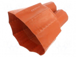 Cable breakout | 170/68mm | red | Diam.after shrinking: 56/28mm | AKR