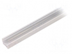 Profiles for LED modules | surface | white | L: 2m | aluminium