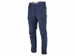 Dungarees | Size: S | navy blue | slim-fit | 220g/m2 | combat trousers