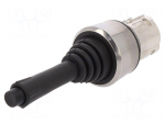 Switch: joystick | Stabl.pos: 1 | 22mm | black | Illumin: none | IP67