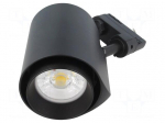 Lamp: LED lighting fixture | 4000K | IP44 | Body: black | &Oslash;: 111mm | 35W