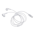 Activejet Wired Headphones Type C White